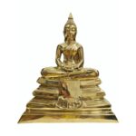 泰国佛像 Phra Sothon 铜制佛祖像 （7寸脚供奉型）招财 ｜ 辟邪 ｜ 保平安 ｜ Wat Sothon Wararam 索通佛 索通 Phra Sothorn Bucha 铜像