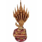 7头水龙神 帕雅纳 phaya nak 100% 正品 Namphi 铁矿石铸造  底座宽 9.5 cm   高 25 cm - Image 9