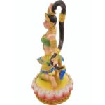 新款精致彩色大地女神Phra Mae Throrani  （9inch）  Phra Mae Thorani Bucha大地女神金身  100% 纯列南皮 （lek Nam phi）铁矿石铸造 - Image 5