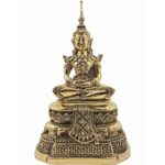 Phra Kaew玉佛 铜像 Phra Keow 28cm