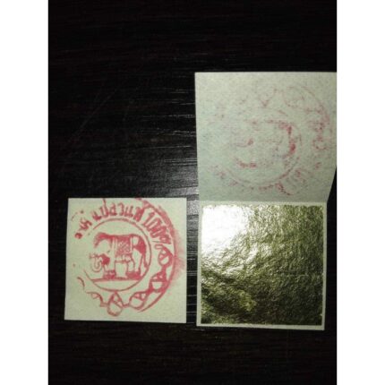 100%纯正泰国金箔3cm x3cm 贴金佛像，招财、人缘、去霉运、提升磁场、好运 可食用级别 Thailand 100％Thai gold leaf