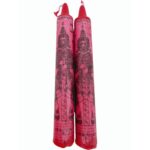 泰国红色鬼王蜡烛 护法鬼王 陶维苏弯 taowesuwan  6寸长  Thai candle thai candle