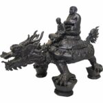 Sangkachai & 龙婆柳 骑神龟佛像 招财旺财 镇宅护佑 Lp Liew Dragon Turtle Bucha 龍婆柳招財神龜金身供奉型（正庙恭请）