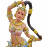 新款精致砖石彩色大地女神Phra Mae Throrani  （9inch）  Phra Mae Thorani Bucha大地女神金身  100% 纯列南皮 （lek Nam phi）铁矿石铸造 - Image 7