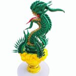 现货泰国供奉接神塔 单头 Bai Sri 水龙 青色花 （1个）Pan Bai Sri Phaya Nak