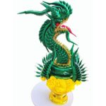现货泰国供奉接神塔 单头 Bai Sri 水龙 青色花 （1个）Pan Bai Sri Phaya Nak - Image 3