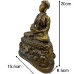 Phra Upakut 供奉金身  高 8寸  Phra Bucha Phra Maha Upakut 水财神乌巴库（铜像） - Image 4