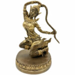 新款精致大地女神Phra Mae Throrani  （9inch）  Phra Mae Thorani Bucha大地女神金身  100% 纯列南皮 （lek Nam phi）铁矿石铸造