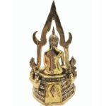 🔥铜像 金娜啦佛祖 Phra Phuttha Chinnaraj Bucha 成 功 佛 铜像 - Image 4