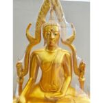 🔥金娜啦佛祖 Phra Phuttha Chinnaraj Bucha 成功佛 12寸膝长  高68cm - Image 3