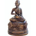 Phra Upakut 供奉金身铜像  高10寸  Phra Bucha Phra Maha Upakut 水财神乌巴库   (5寸脚）（铜像）