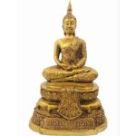 Phra Kaew玉佛 玉佛 夏季、雨季、冬季  铜像 （ 5寸膝长） 1套3尊 泰国铜像 - Image 4
