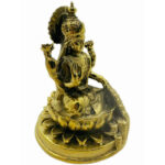 大吉祥天女拉克什米 लक्ष्मी, IAST: Lakṣmī Lakshmi Goddess bronze statue - Image 5