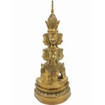 🔥九面佛🔥九面佛（Phra Kao Na）铜制 泰国铜 （9寸膝长） - Image 4