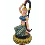 精致蓝色大地女神Phra Mae Throrani  （11inch）高  Phra Mae Thorani Bucha大地女神金身  100% 纯列南皮 （lek Nam phi）铁矿石铸造