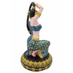 精致蓝色大地女神Phra Mae Throrani  （11inch）高  Phra Mae Thorani Bucha大地女神金身  100% 纯列南皮 （lek Nam phi）铁矿石铸造 - Image 3