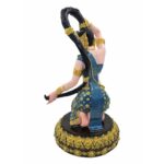 精致蓝色大地女神Phra Mae Throrani  （11inch）高  Phra Mae Thorani Bucha大地女神金身  100% 纯列南皮 （lek Nam phi）铁矿石铸造 - Image 4