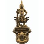 Tao Wessuwan 护法鬼王和拉胡天神  纯列南皮 （lek Nam phi）铁矿石铸造