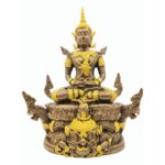Lek NamPhi King Of Somdej Phra Kaew Rahu  玉佛骑坐拉胡 100% 纯列南皮 （lek Nam phi）铁矿石铸造