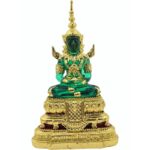 Phra Kaew玉佛 玉佛 夏季、雨季、冬季 （2寸膝长） 1套3尊 - Image 3