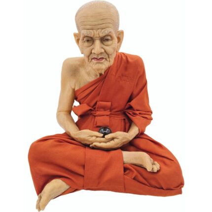 龙婆托 11寸高 蜡像供奉型金身 LP Thuad Wax Figure Bucha 🌟避险，挡灾，防小人 陷害能避灾