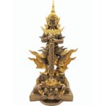 Tao Wessuwan 护法鬼王和拉胡天神  纯列南皮 （lek Nam phi）铁矿石铸造