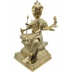 泰国进口 四面佛金身 🙏  泰国四面佛像 （14寸高（7寸脚））有求必应大梵天王 泰国铜像 - Image 4
