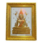 3D 浮雕烫金成功佛 Phra Buddha Chinnarat 尺寸 21 x 26 cm - Image 3