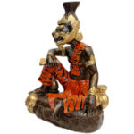hu头鲁士金身lersi bucha  泰国hu头鲁士lersi  祖师爷鲁士 100% 纯列南皮 （lek Nam phi）铁矿石铸造 - Image 3