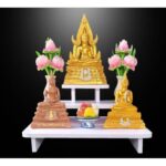 泰国神像白色架子 祭台桌 拜神桌 供神桌 神台Tokh Mhu Tempat Sembahyang Altar Table praying cupboard H25 - Image 2