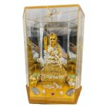 招财女神 nang kwak神像 Wat Bang Phra 南刮 招財女神+玻璃盒 供奉