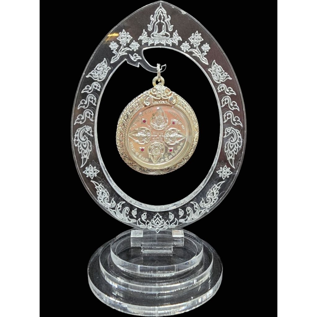 6a4ce7eb88b95_1783425003.jpg 泰国亚克力佛牌吊架 / Thai Amulet Stand 佛牌展示架 佛牌供奉摆放专用架 - Image 1