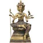 泰国进口 四面佛金身 泰国四面佛像 （15寸高（7寸脚））有求必应大梵天王  实心铜 泰国铜像