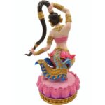 新款精致彩色大地女神Phra Mae Throrani  （9inch）  Phra Mae Thorani Bucha大地女神金身  100% 纯列南皮 （lek Nam phi）铁矿石铸造 - Image 4