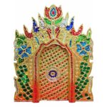 皇家佛具 泰国佛桌 神台 供奉尊架 佛像增高架 佛像座 神垫 ，神椅，放神像，佛牌，神像底座 垫高神像 - Image 6