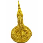 泰国宝物 帕雅纳phaya nak 金色  100% 正品 Namphi 铁矿石铸造  底座宽 10 cm   高 19 cm 金色  100% 正品 Namphi 铁矿石铸造  底座宽 10 cm   高 19 cm - Image 4