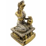 泰国铜招财女神（a） nang kwak 12.5cm高 神像 南刮 招财 泰国纯铜  💯Thai amulet💯 - Image 4