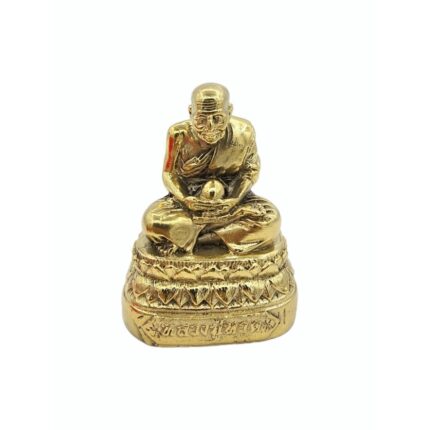 泰国佛牌 Copper Thai 纯铜 龙婆托 lp Thuad （放车小金身）3寸高   泰国铜像