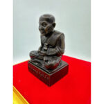 泰国Wat Chang Hai 原庙恭请  车神龙婆托 lp Thuad [ 7cm Height ] {1.5寸脚} Copper Thai 纯铜 龙婆托 lp Thuad   泰国纯铜 - Image 2