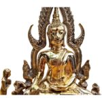 🔥金娜啦佛祖 Phra Phuttha Chinnaraj Bucha  3寸脚金身 铜像 Wat Yai 正庙 恭请 成功佛  wat yai phitsanulok - Image 8