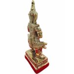 泰国佛 taowesuwan  护法鬼王 铜像 （3寸膝长） Thao Vetsuwan 门神 Yark - Image 4