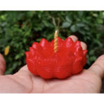 红色莲花蜡烛 泰国红色莲花蜡烛 lotus candle