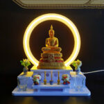 🔥泰国LED佛架  小祭LED坛桌 佛牌台 佛像 神台  LED Prayer Altar  mini Table NEON-01