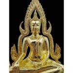 🔥金娜啦佛祖 Phra Phuttha Chinnaraj Bucha  5寸脚金箔粘贴金身 金箔粘贴铜像 Wat Yai 正庙 恭请 成功佛  wat yai phitsanulok - Image 2