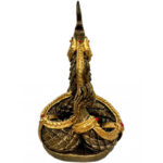 泰国宝物 帕雅纳phaya nak  100% 正品 Namphi 铁矿石铸造  底座宽 10 cm   高 19 cm - Image 3