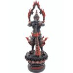精致 Taowesuwan 护法gui王雕像 100% 铁矿石铸造 高36cm Taowesuwan 护法王雕像 100% 铁矿石铸造 高36cm 供奉护法神 - Image 3