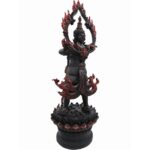 精致 Taowesuwan 护法gui王雕像 100% 铁矿石铸造 高36cm Taowesuwan 护法王雕像 100% 铁矿石铸造 高36cm 供奉护法神 - Image 9