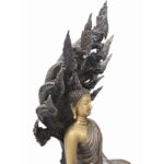 phra nak prok  九龙佛 佛祖 9 Buddha Naga（9寸膝长） 铜像 泰国铜  泰国佛 Thailand amulet copper - Image 3