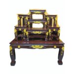 泰国神像实木祭坛桌 手工雕刻拜神桌 供神桌 神台Tokh Mhu Tempat Sembahyang Altar Table praying cupboard