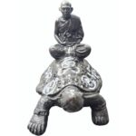 Phaya Tao Lp Liew Dragon Turtle Bucha 龙婆柳骑坐神龟 （1.9寸膝长）龍婆柳招財神龜金身供奉型（正庙恭请）